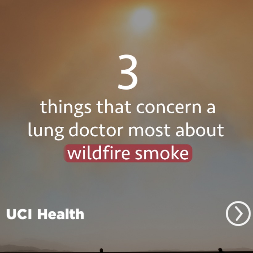 Protecting your lungs during wildfires