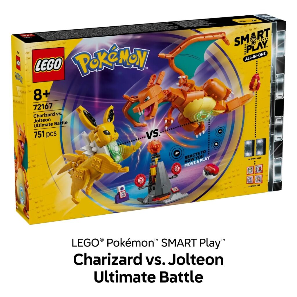 LEGO&reg; Pok&eacute;mon&trade; SMART Play&trade;: Charizard vs. Jolteon Ultimate Battle