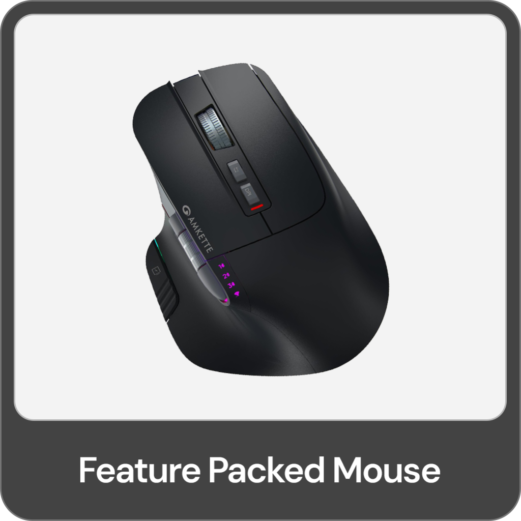 Amkette side scroll mouse with MX master features 