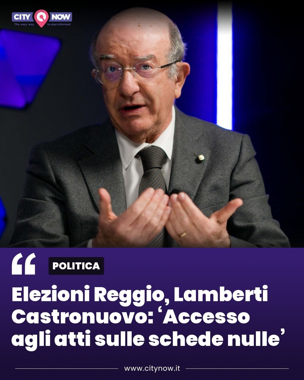 Elezioni Reggio, Lamberti Castronuovo: &lsquo;Accesso agli atti sulle schede nulle&rsquo;