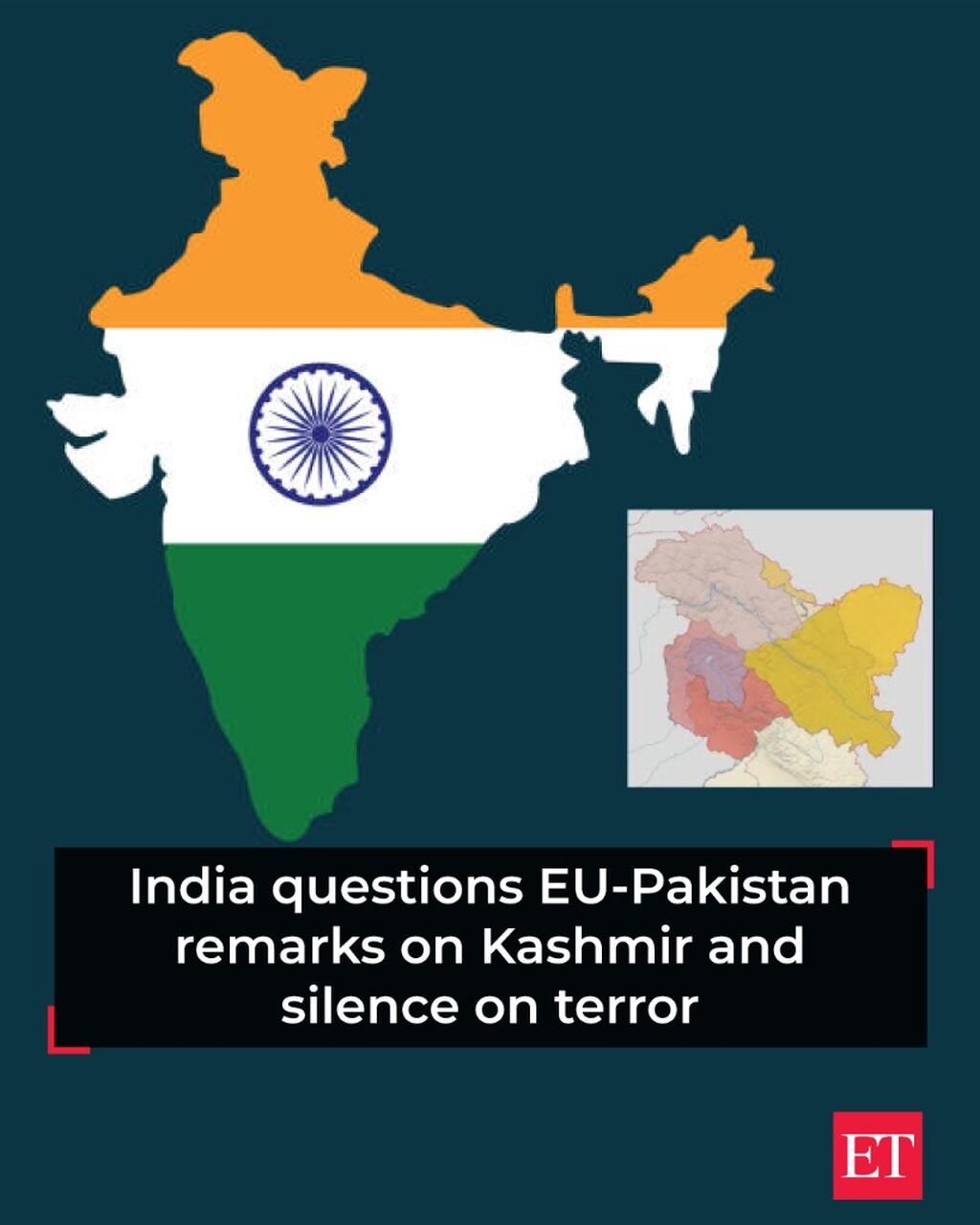 India questions EU-Pakistan remarks on Kashmir and silence on terror