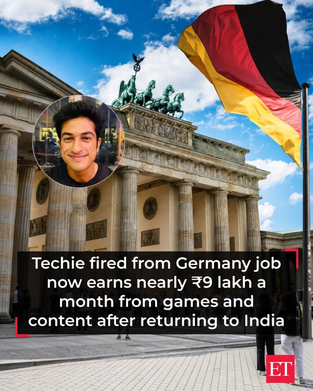 Techie fired from Germany job now earns nearly ₹9 lakh a month from games and content after returning to India
