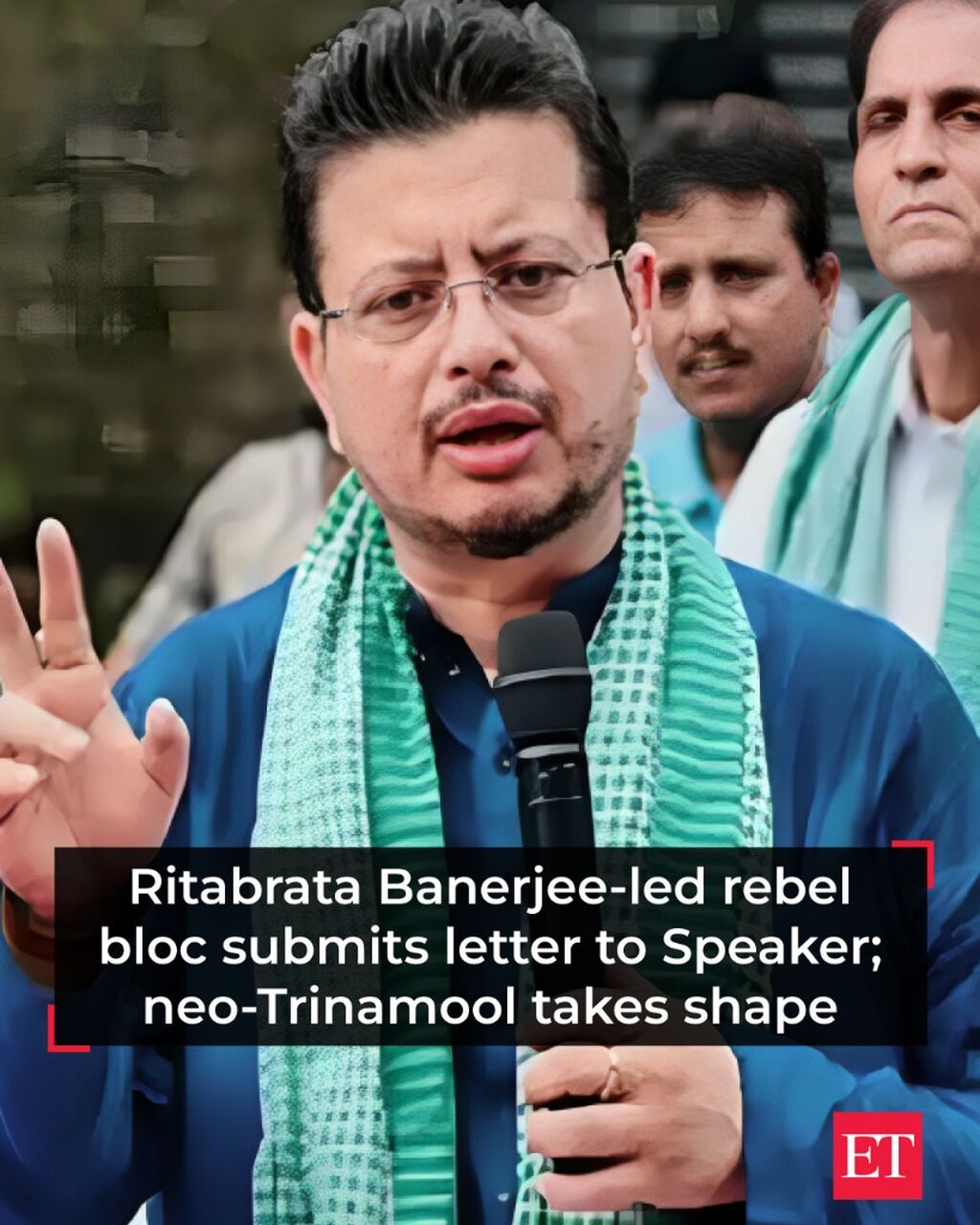 Ritabrata Banerjee-led rebel bloc submits letter to Speaker; neo-Trinamool takes shape