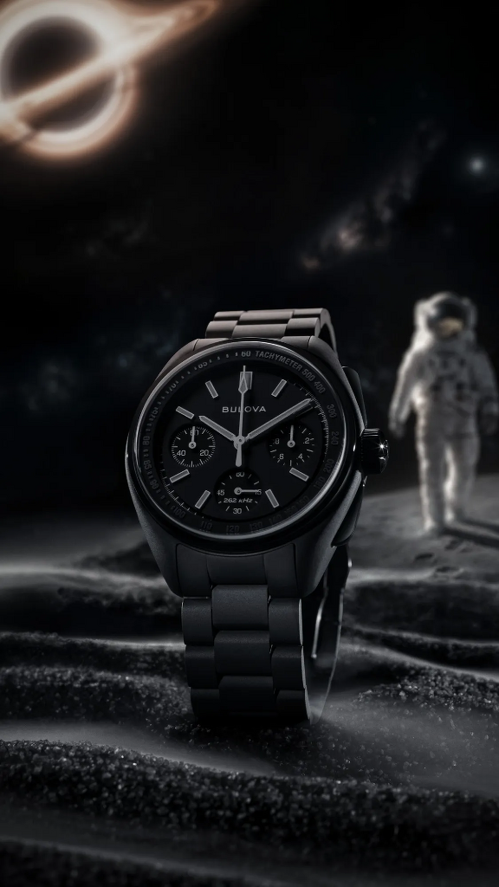 New: Bulova Lunar Pilot Black Hole