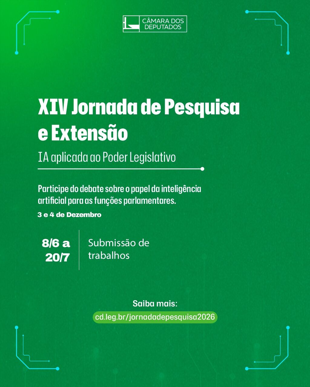 Jornada de pesquisa e extens&atilde;o 2026