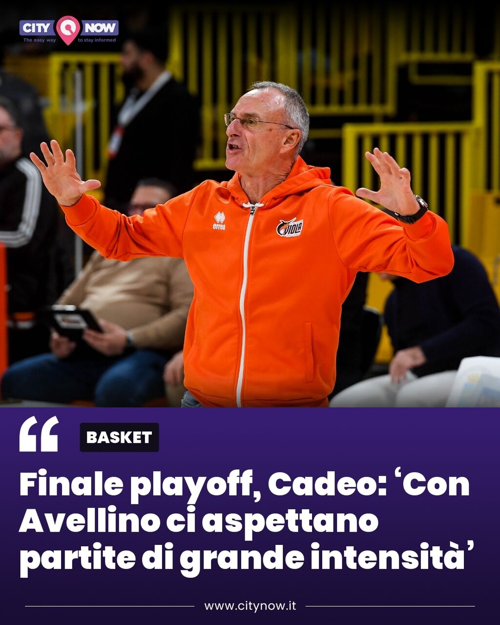 Finale playoff, Cadeo: &lsquo;Con Avellino ci aspettano partite di grande intensit&agrave;&rsquo;