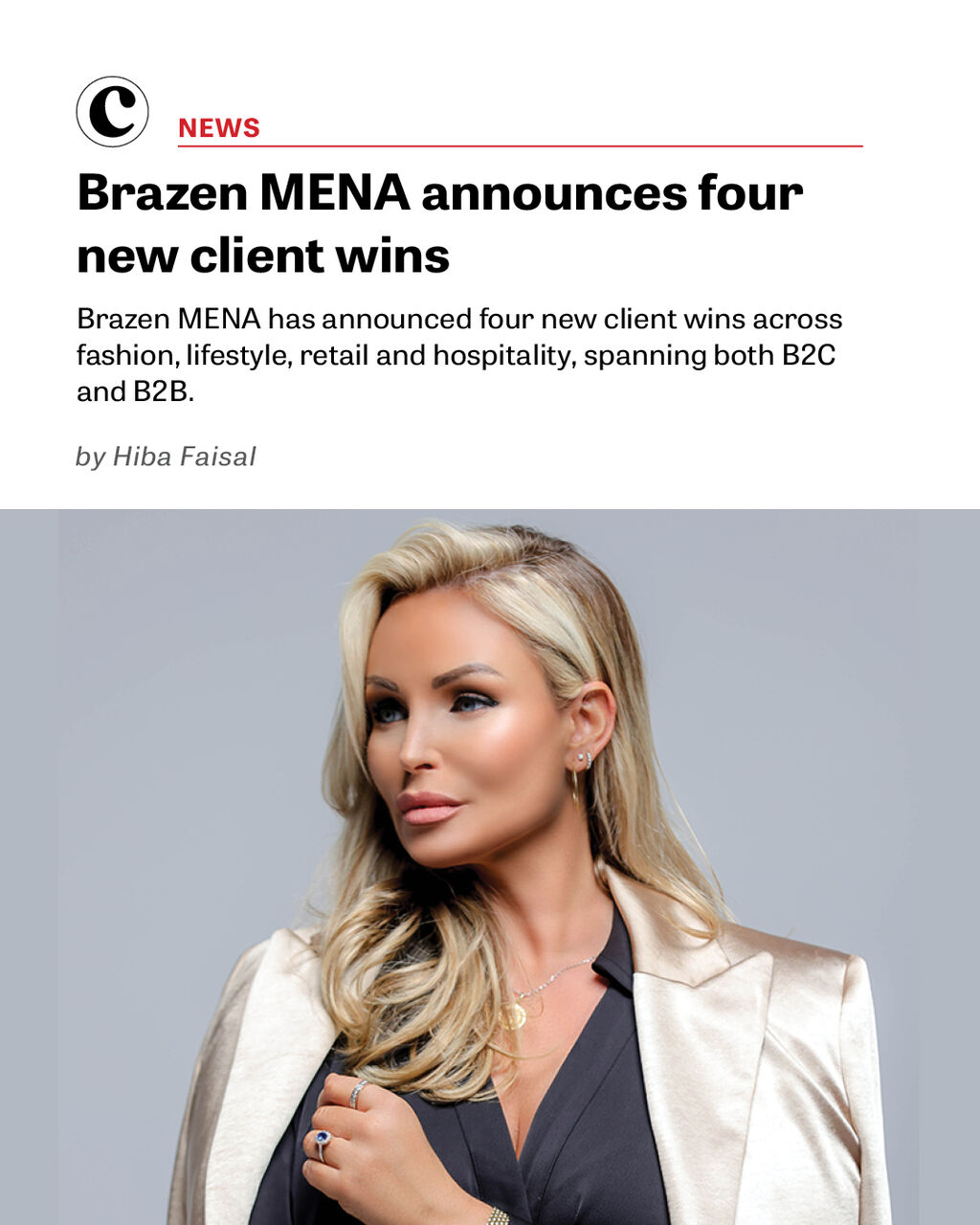 Brazen MENA announces four new client wins