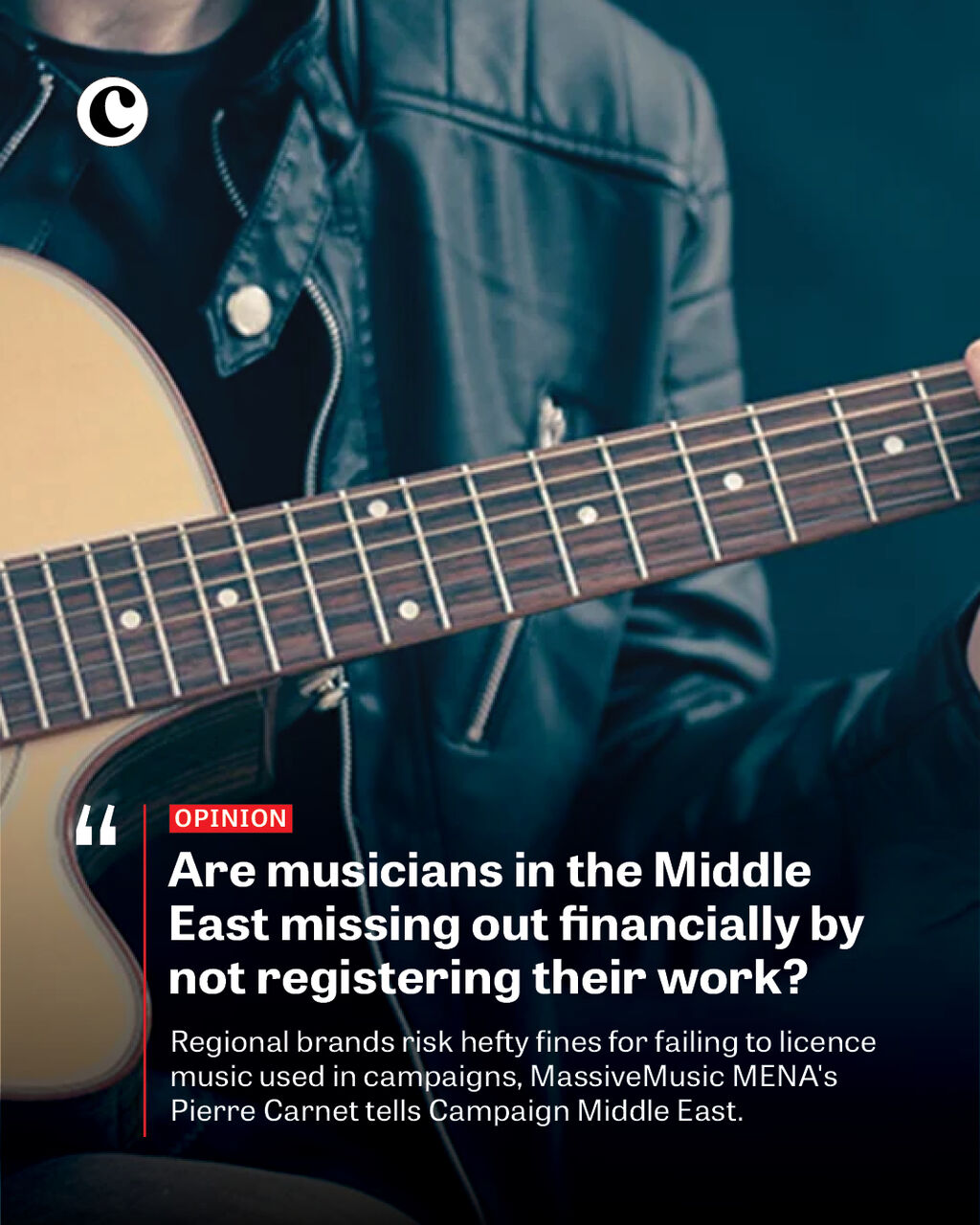 Are musicians in the Middle East missing out financially by not registering their work?