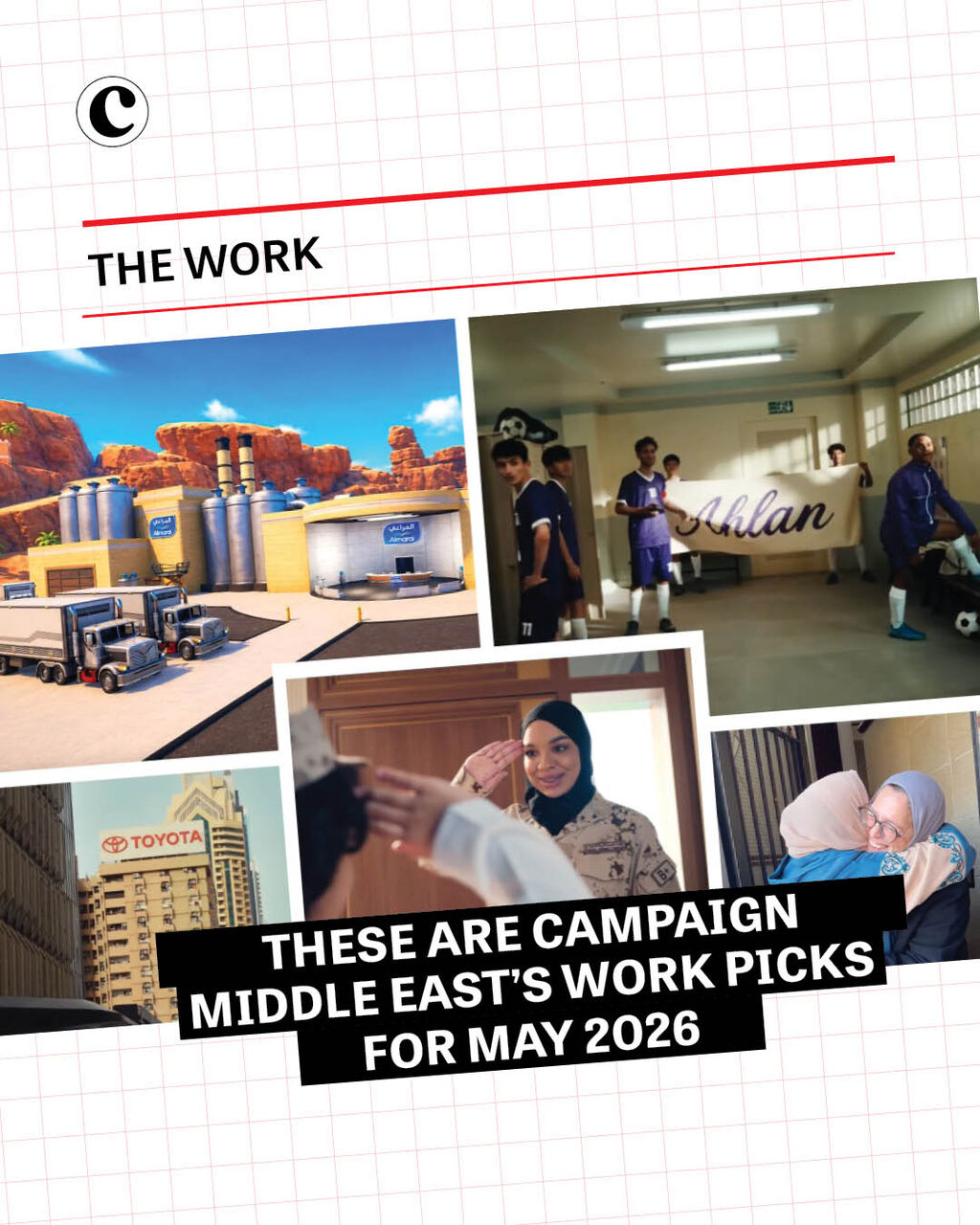 These are Campaign Middle East&rsquo;s Work picks for May 2026