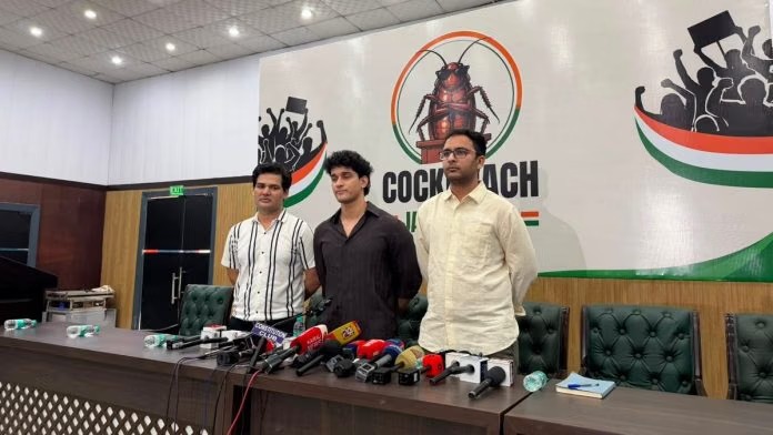 Cockroach party holds 1st press meet. Dharmendra Pradhan must quit for NEET, CBSE failures