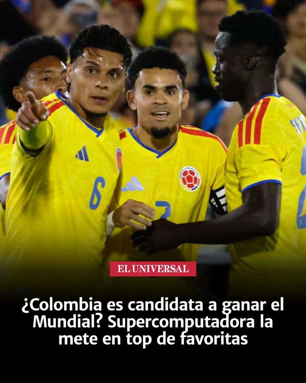 &iquest;Colombia es candidata a ganar el Mundial? Supercomputadora la mete en top de favoritas