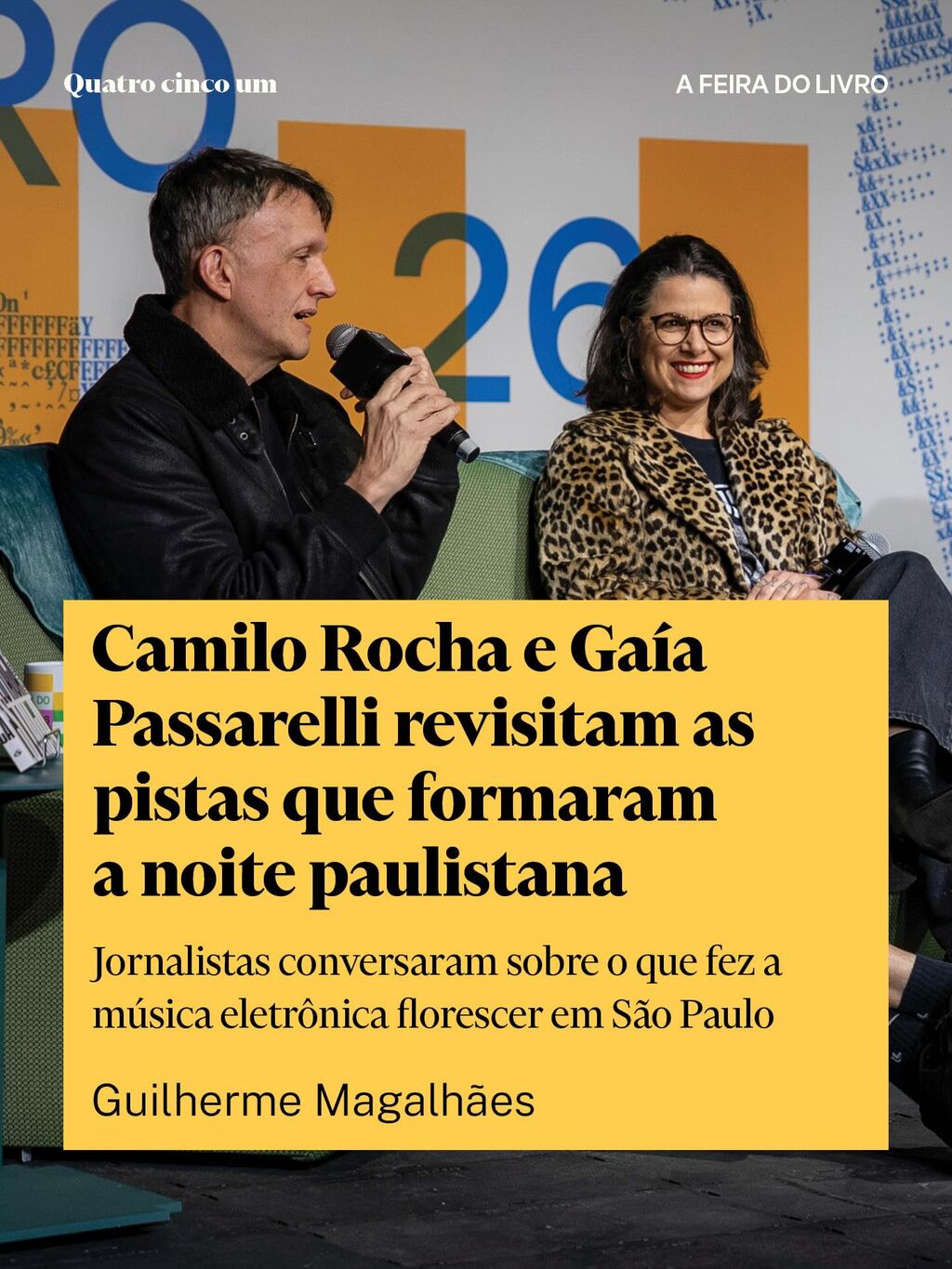 Jornalistas conversaram sobre o que fez a m&uacute;sica eletr&ocirc;nica florescer em S&atilde;o Paulo