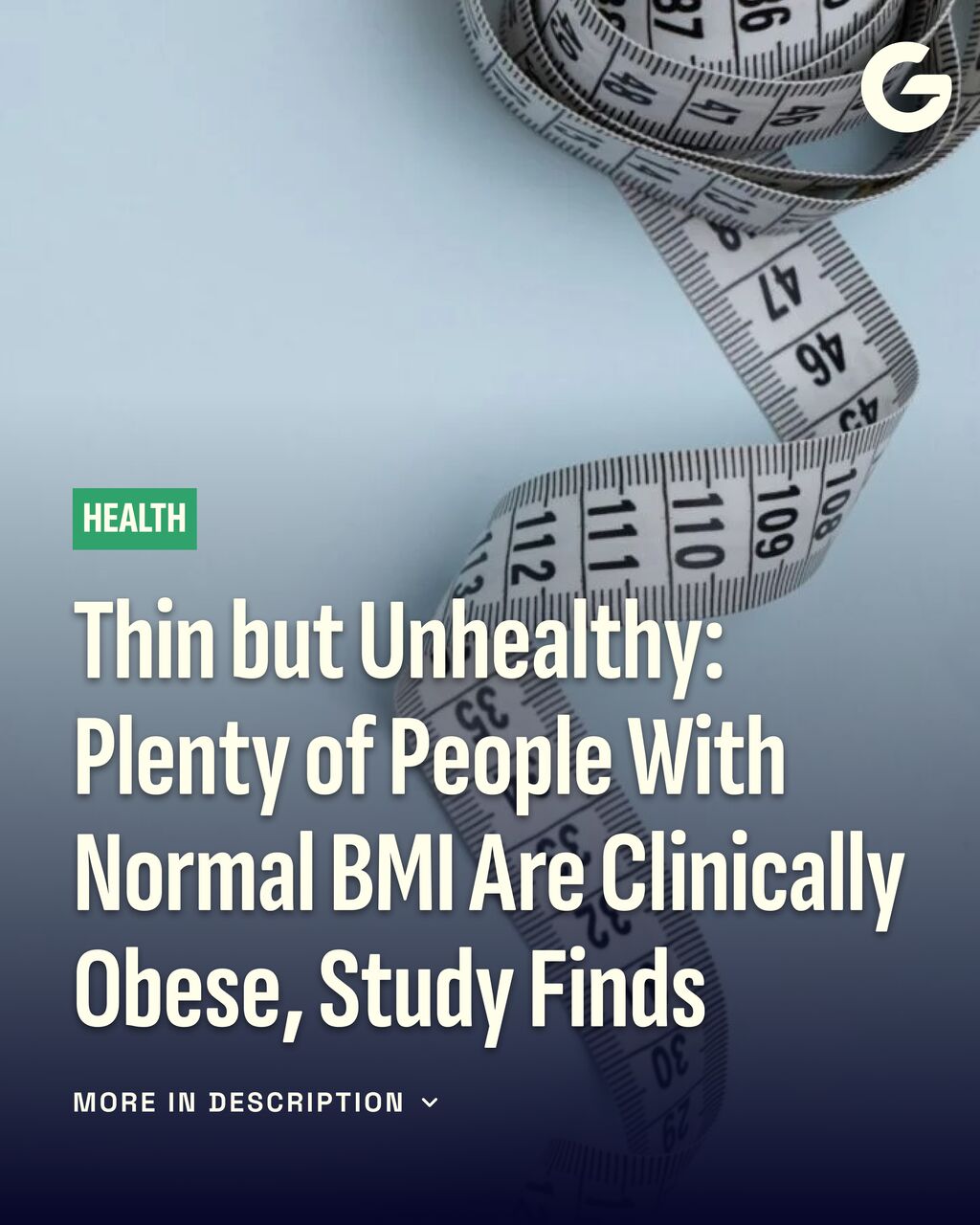 Thin but Unhealthy: Plenty of People With Normal BMI Are Clinically Obese, Study Finds