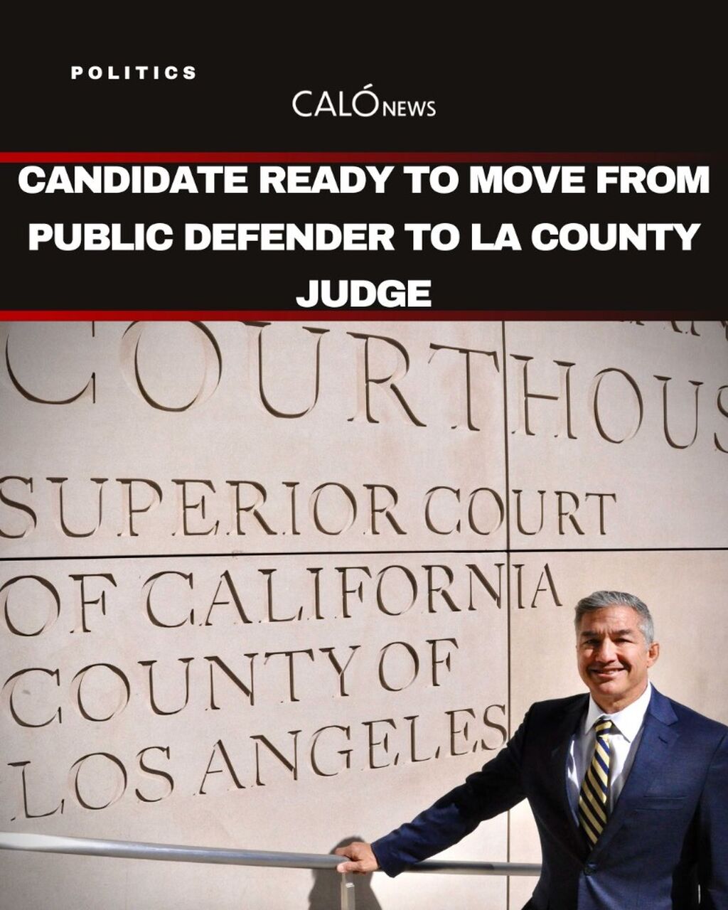 Candidate ready to move from public defender to LA County judge