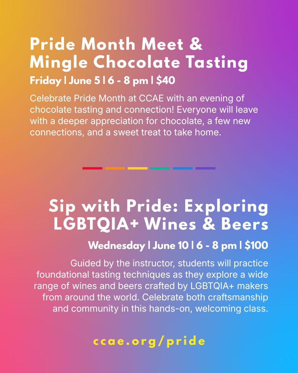 Pride Month 2026 at CCAE