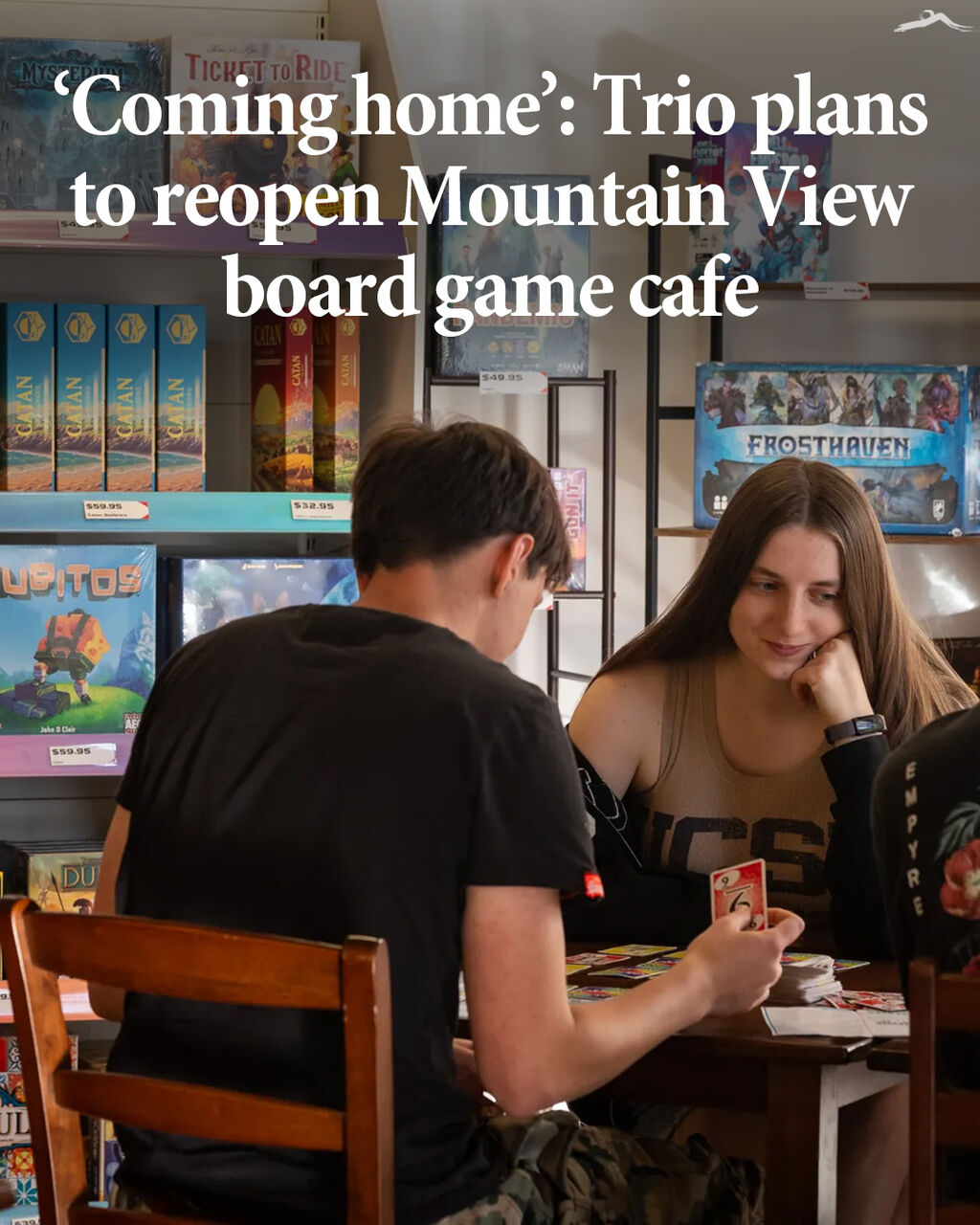 &lsquo;Coming home&rsquo;: Trio plans to reopen Mountain View board game cafe