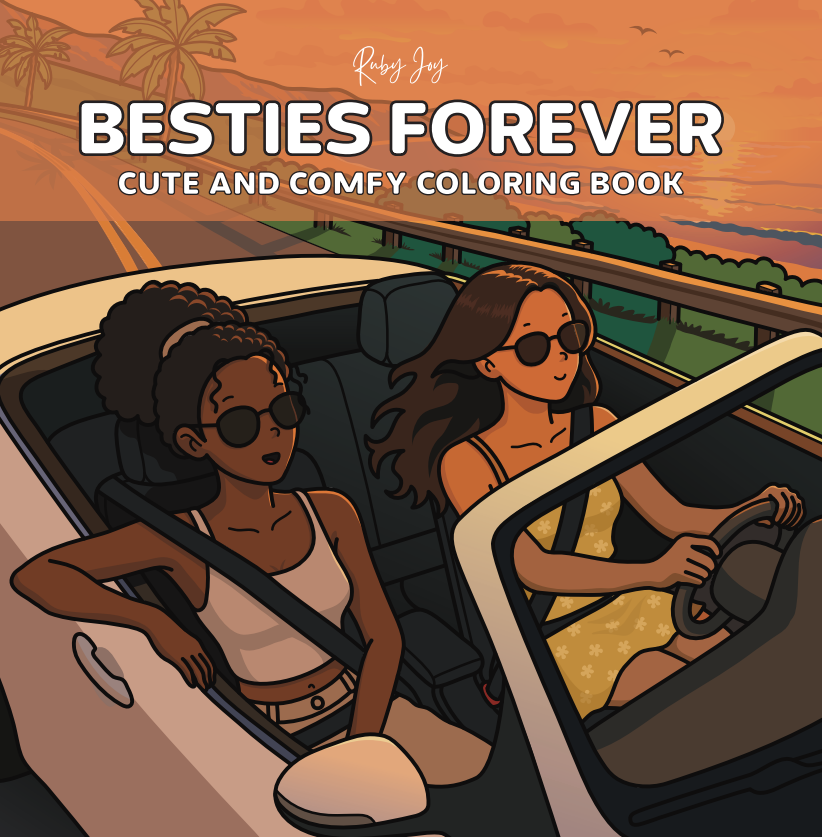 Besties Forever Coloring Book 