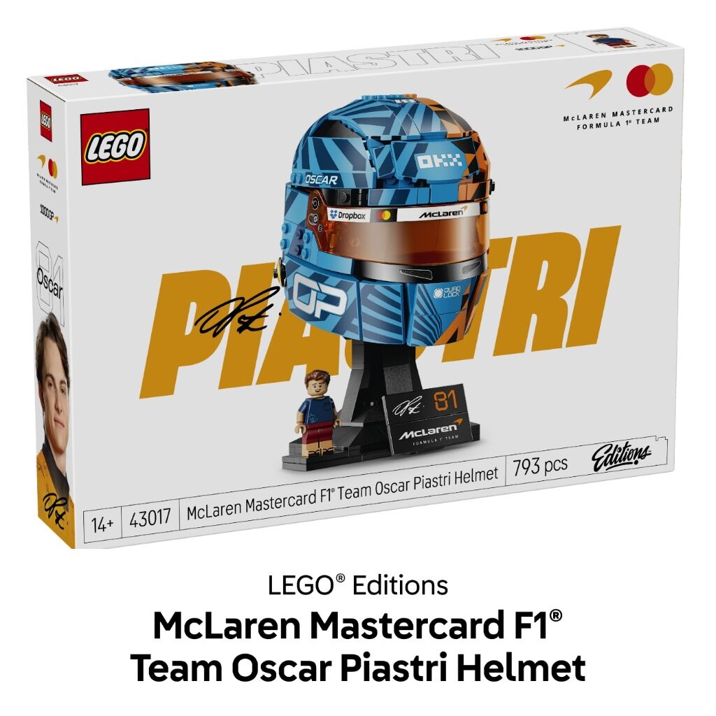 LEGO&reg; Editions McLaren Mastercard F1&reg; Team Oscar Piastri Helmet