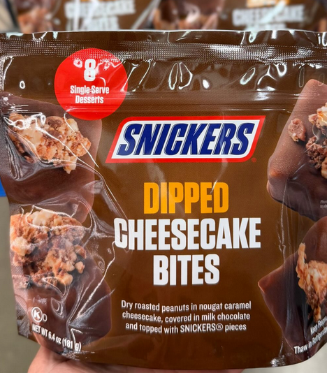Snickers Cheesecake Bites