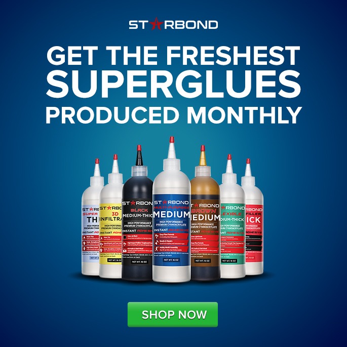 Starbond CA Glue: Use code CHIP10 for 10% off
