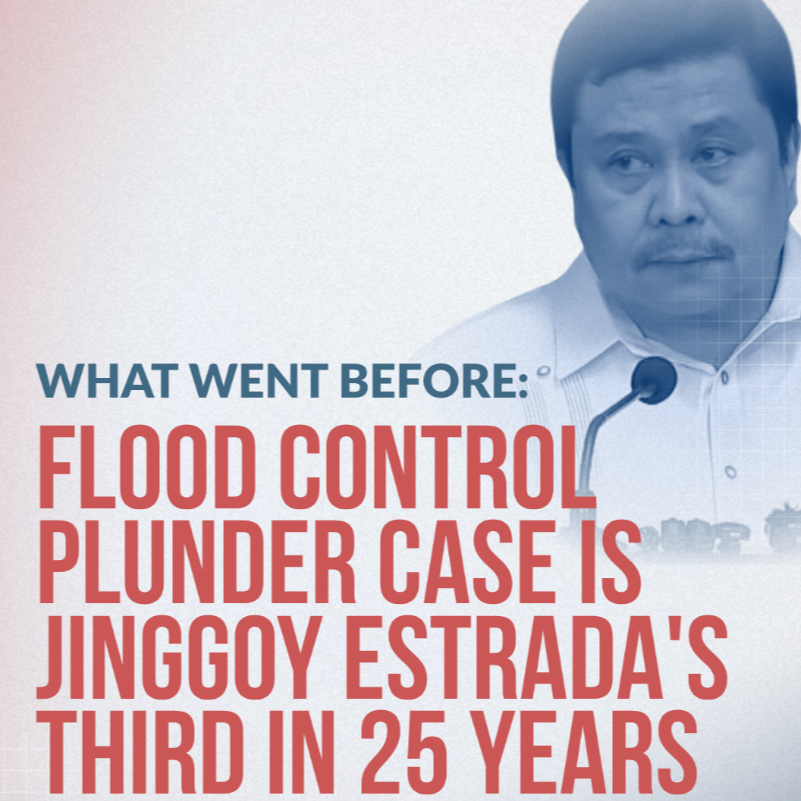 WHAT WENT BEFORE: Flood control plunder case is Jinggoy Estrada's third in 25 years