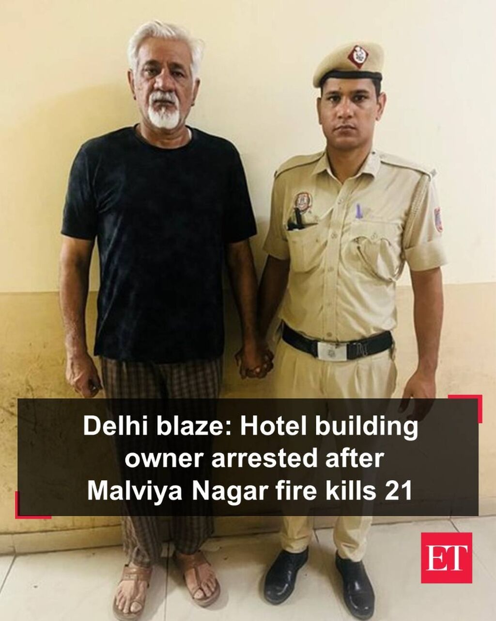 Delhi blaze: Hotel building owner arrested after Malviya Nagar fire kills 21