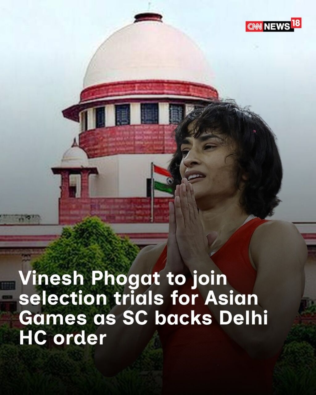 Vinesh Phogat to join selection trials for Asian Games as SC backs Delhi HC order