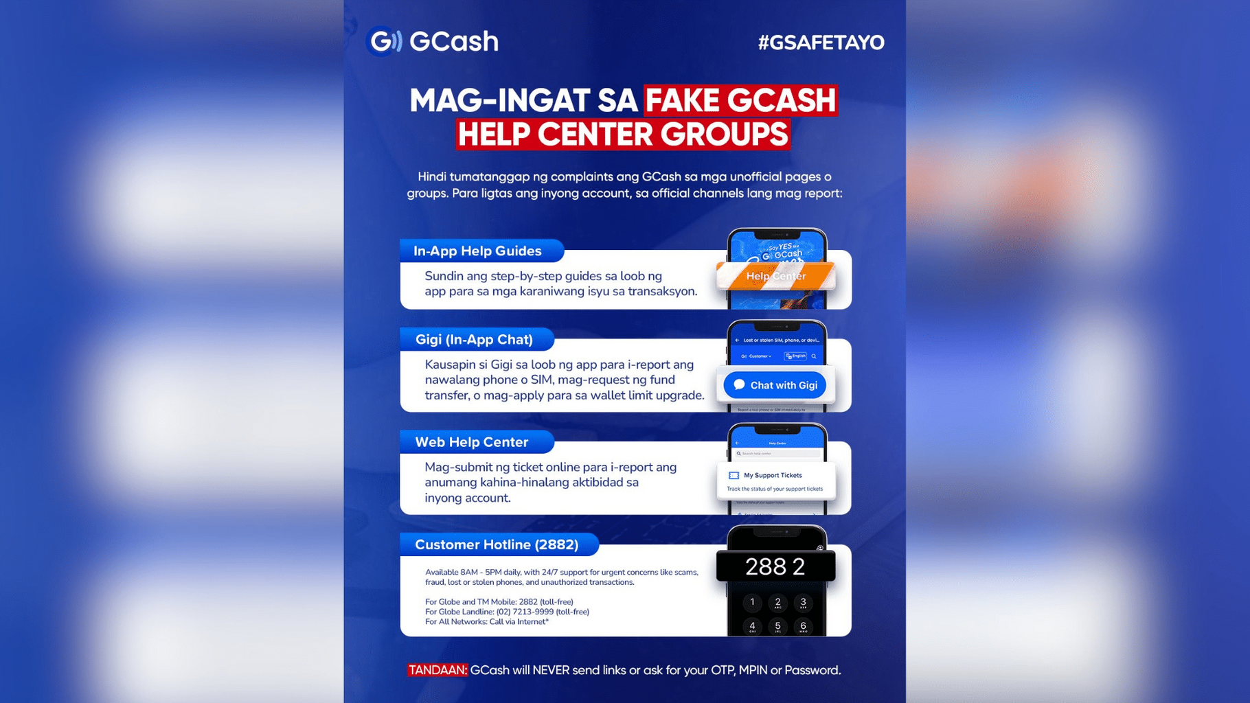 Got a GCash Concern? Skip the social media public groups &mdash; here&rsquo;s the safe way to get real help