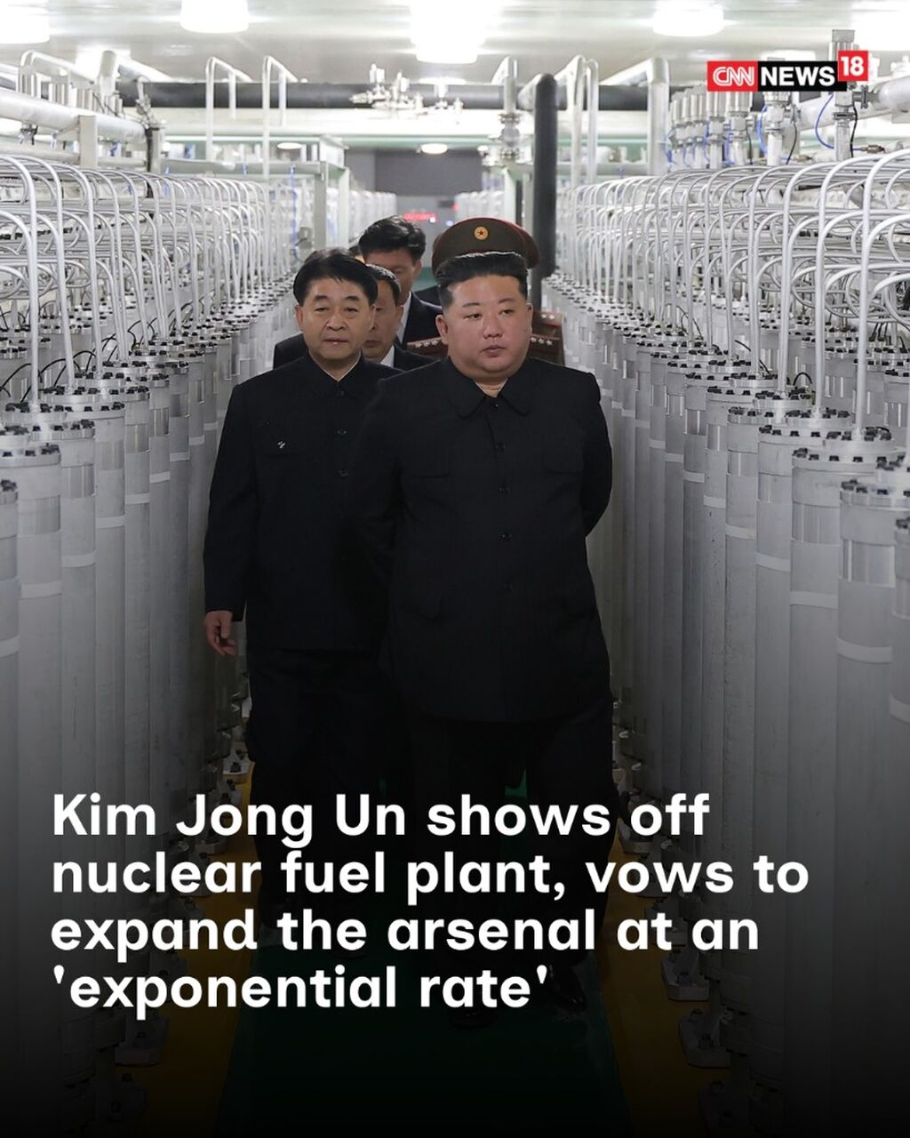 Kim Jong Un Shows Off Nuclear Fuel Plant, Vows To Expand Arsenal At 'Exponential Rate'