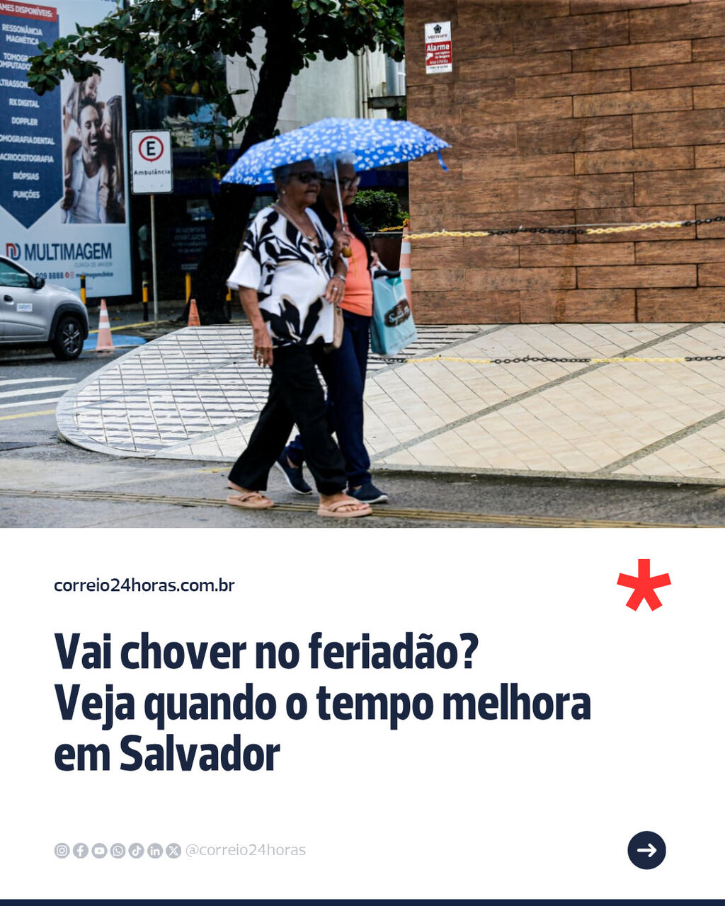 Vai chover no feriad&atilde;o? Veja quando o tempo melhora em Salvador