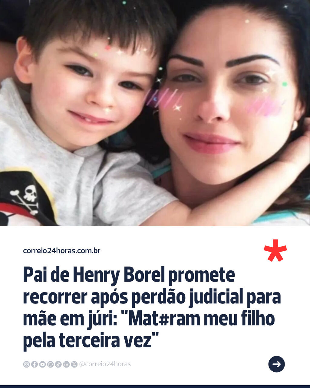 Pai de Henry Borel promete recorrer ap&oacute;s perd&atilde;o judicial para m&atilde;e em j&uacute;ri: "Mataram meu filho pela terceira vez"