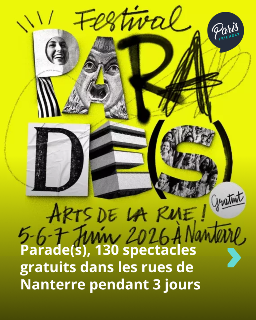130 spectacles gratuits et 46 compagnies investissent Nanterre tout un week-end.