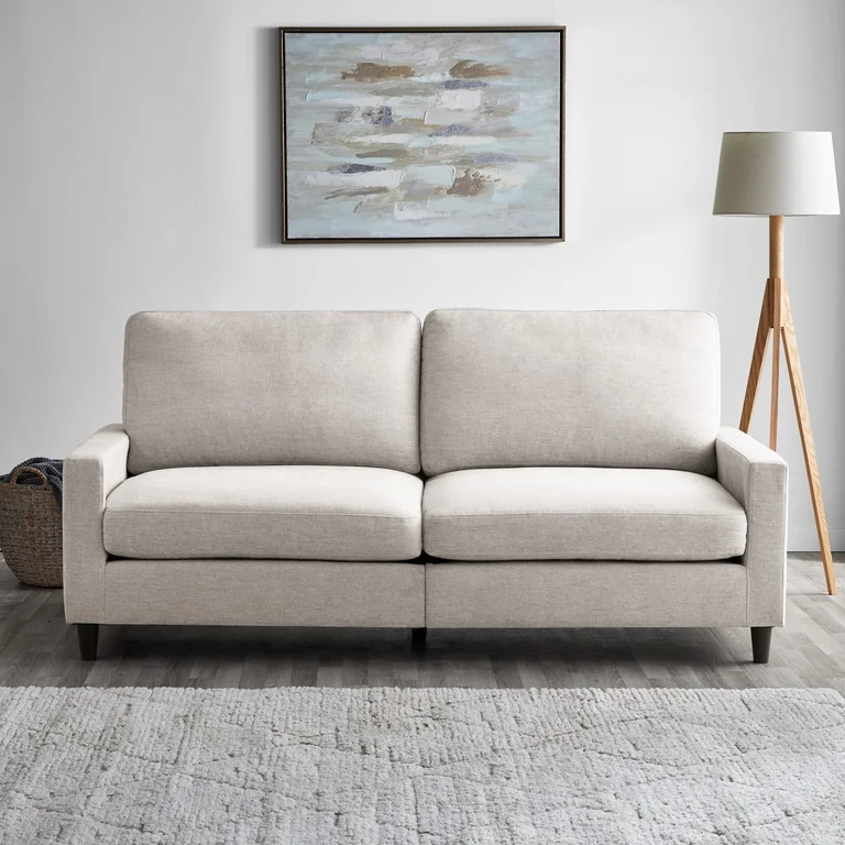 Square arm sofa