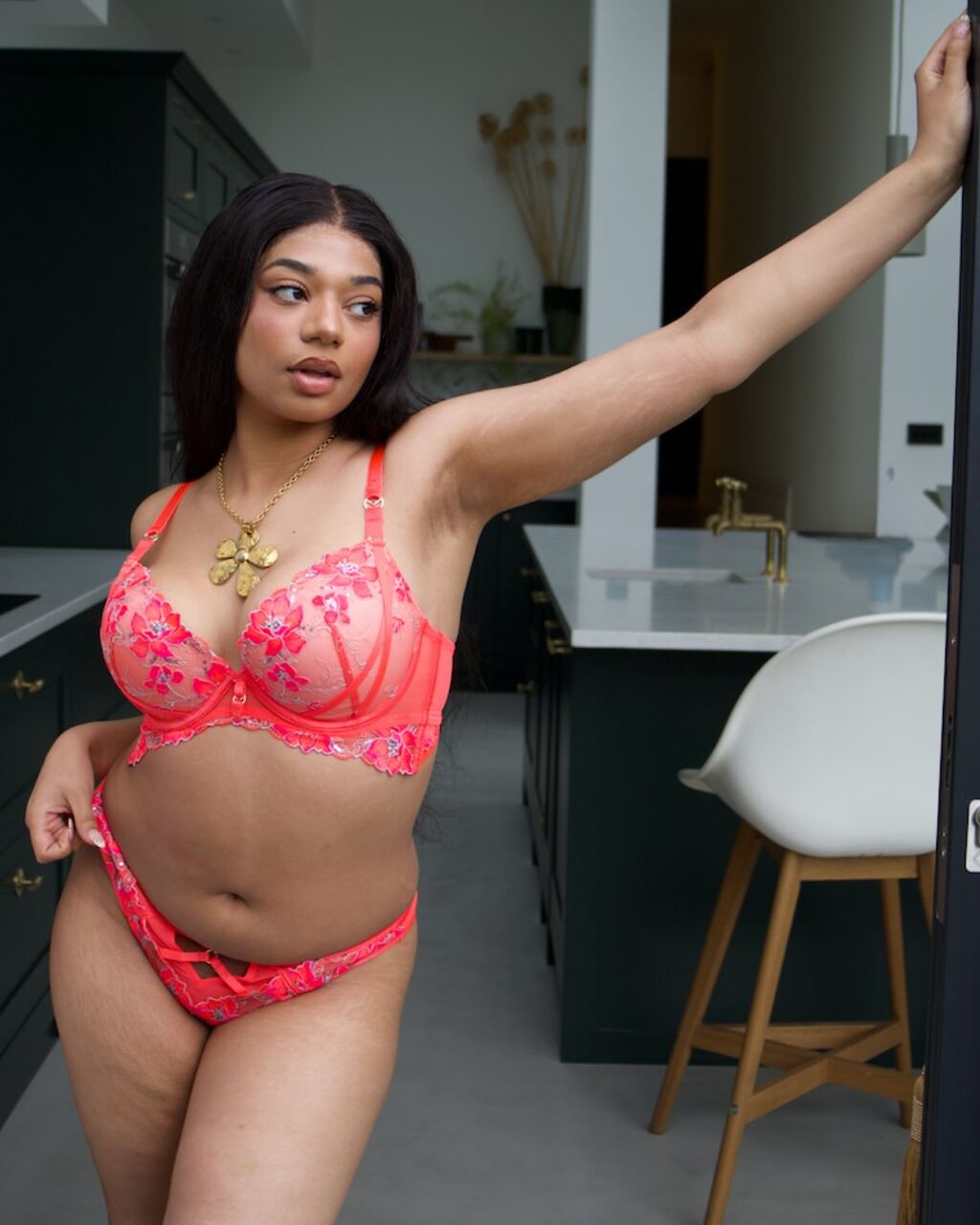 Ann Summers Glistening Padded Plunge Bra
