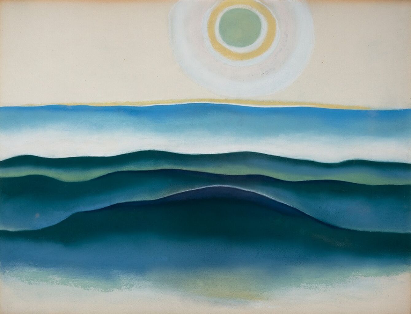 Georgia O'Keeffe. Sun Water Maine, 1922