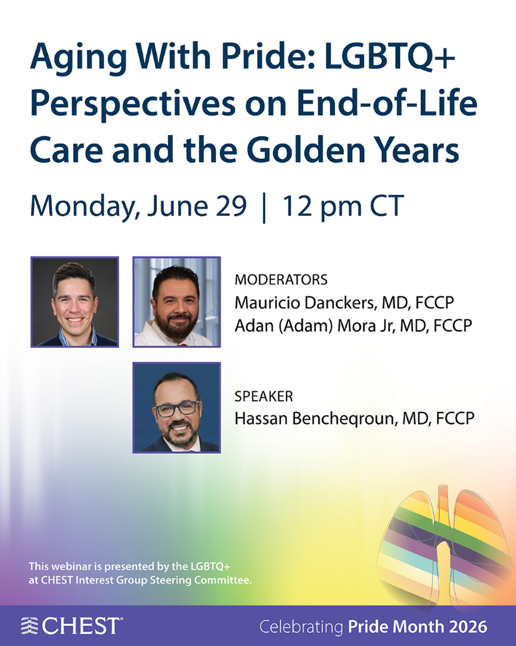 Aging With Pride: LGBTQ+ Perspectives on End-of-Life Care and the Golden Years (June 5)