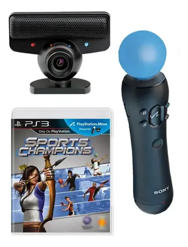 Kit Ps Move P/ Playstation + Jogo + Garantia