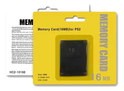 Cart&atilde;o De Mem&oacute;ria 16mb Ps2 Compat&iacute;vel Ly Haimei Nd-016