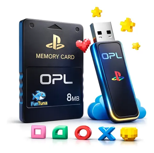Kit Opl Ps2 Pronto Para Jogar + Pendrive + Memory Card