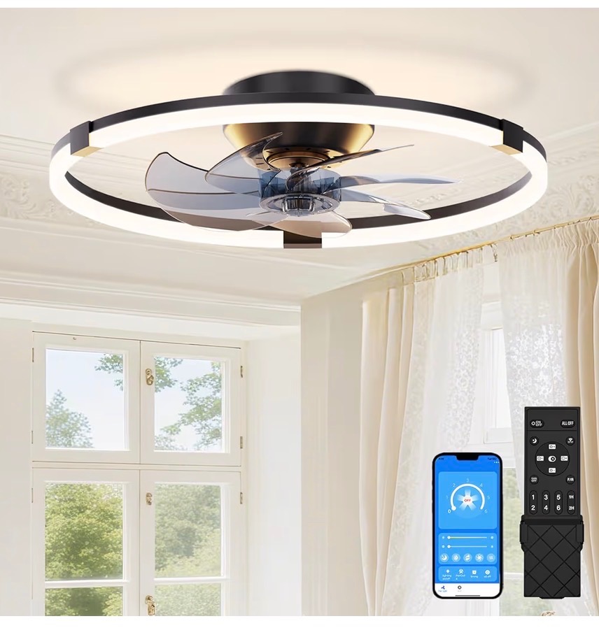 Ceiling Fans with Lights and Remote