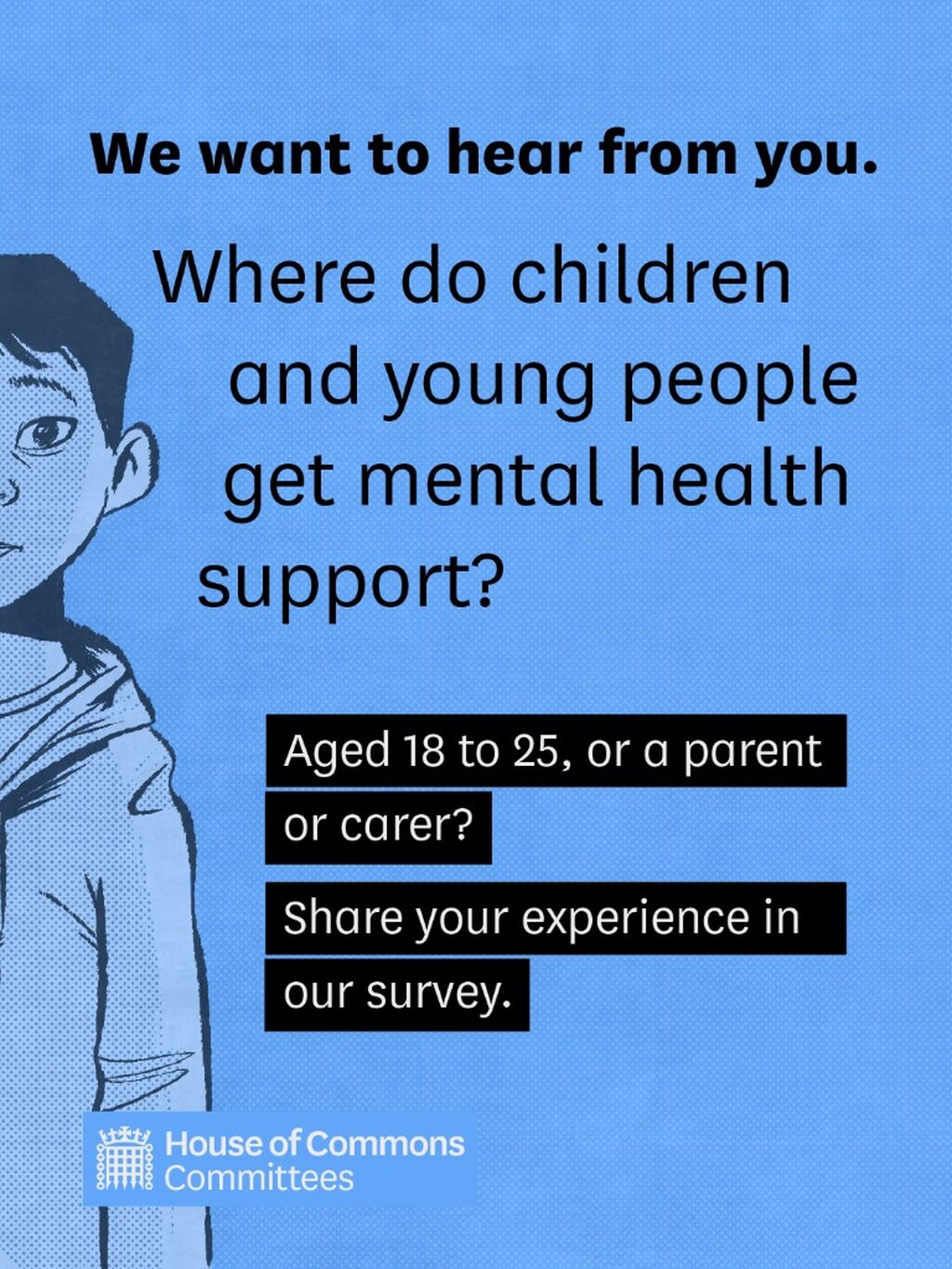 Survey: Where do children and young people get mental health support?