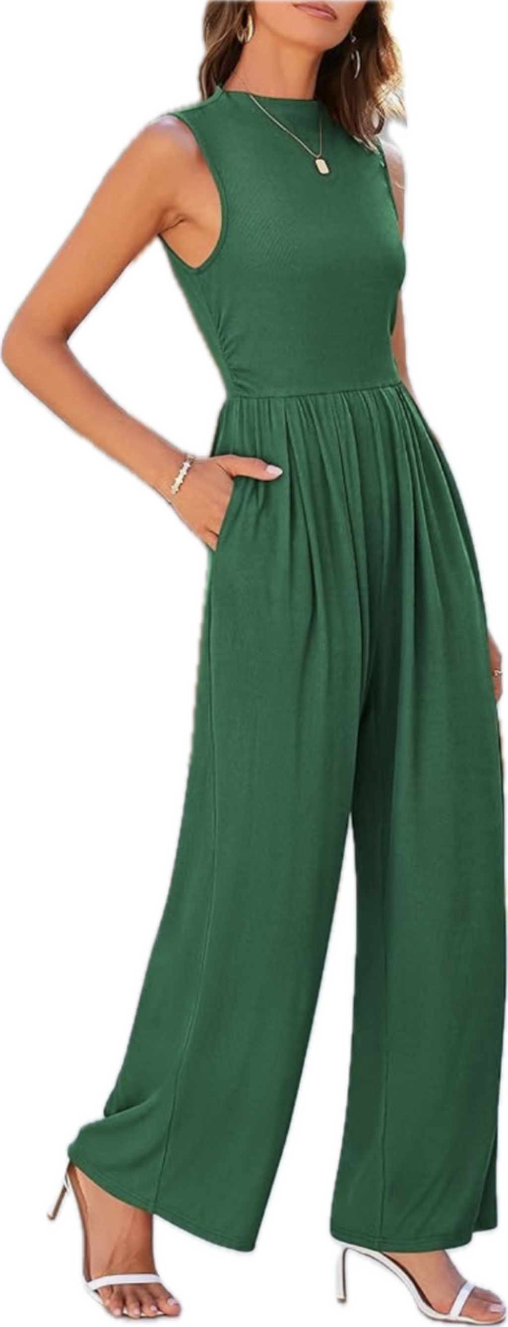 Green Jumpsuit 