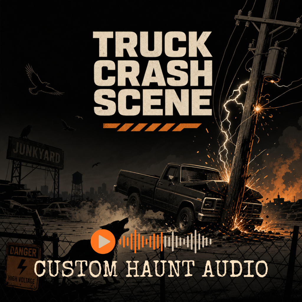 Truck Crash Ambience &ndash; Junkyard, AM Radio & Explosion Soundscape MP3