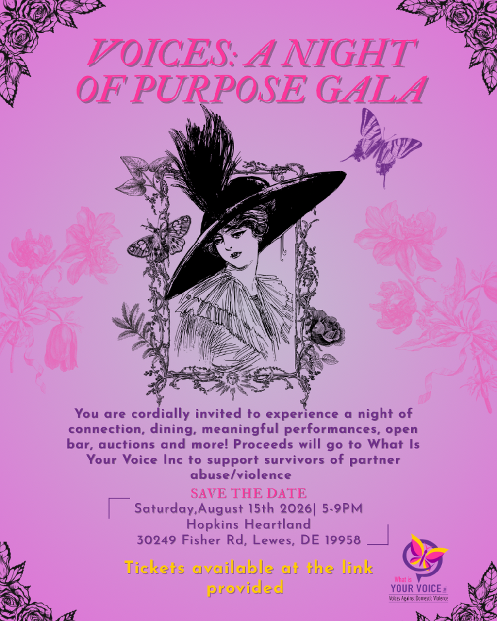 VOICES: A NIGHT OF PURPOSE GALA TICKETS