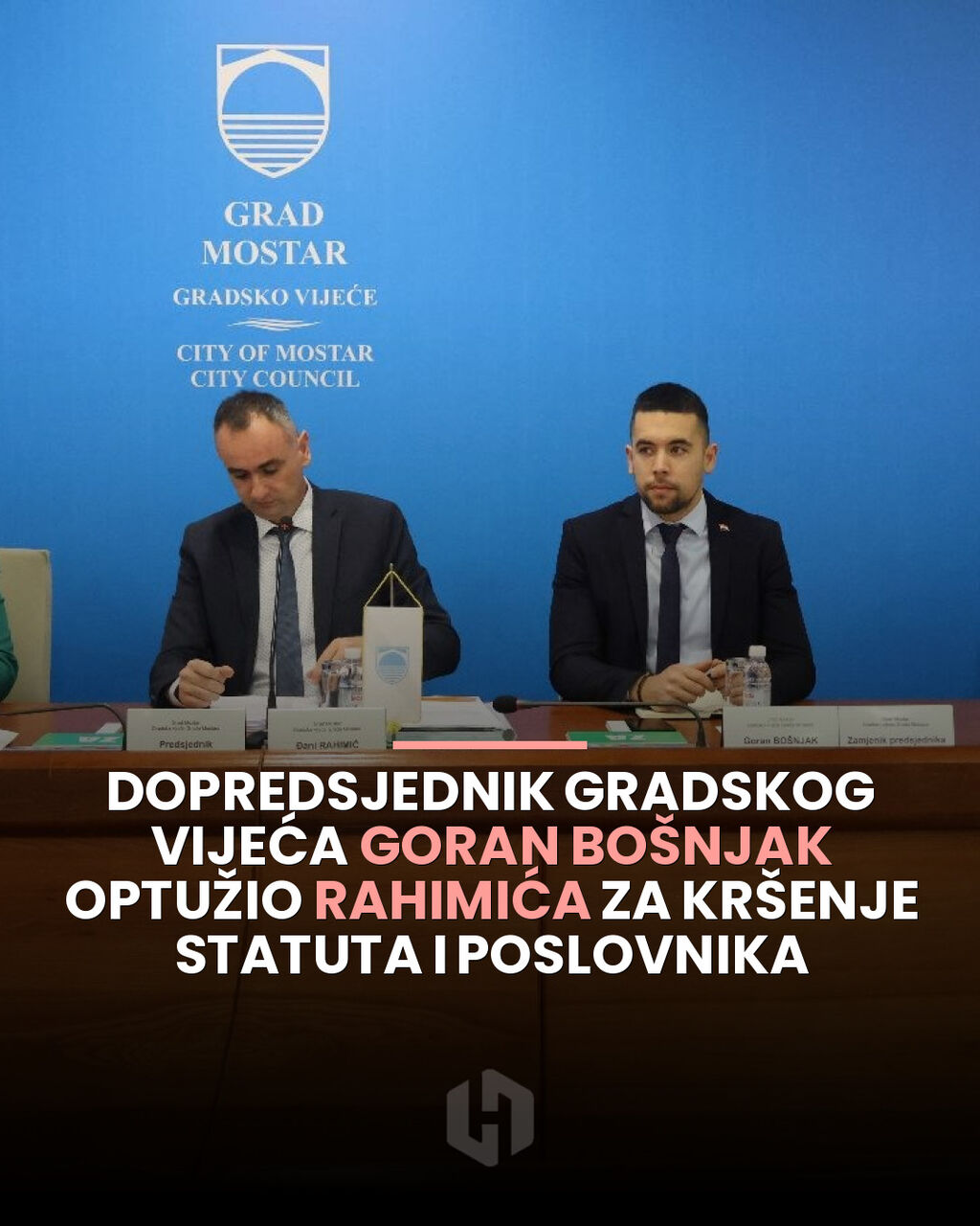 Dopredsjednik Gradskog vijeća Goran Bo&scaron;njak optužio Rahimića za anarhiju u Gradskom vijeću, reagirao i SDP