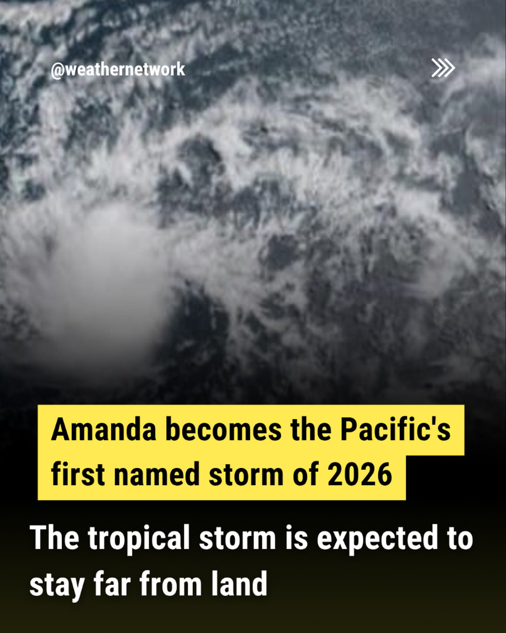  Amanda comes to life as the Pacific's first tropical storm in 2026