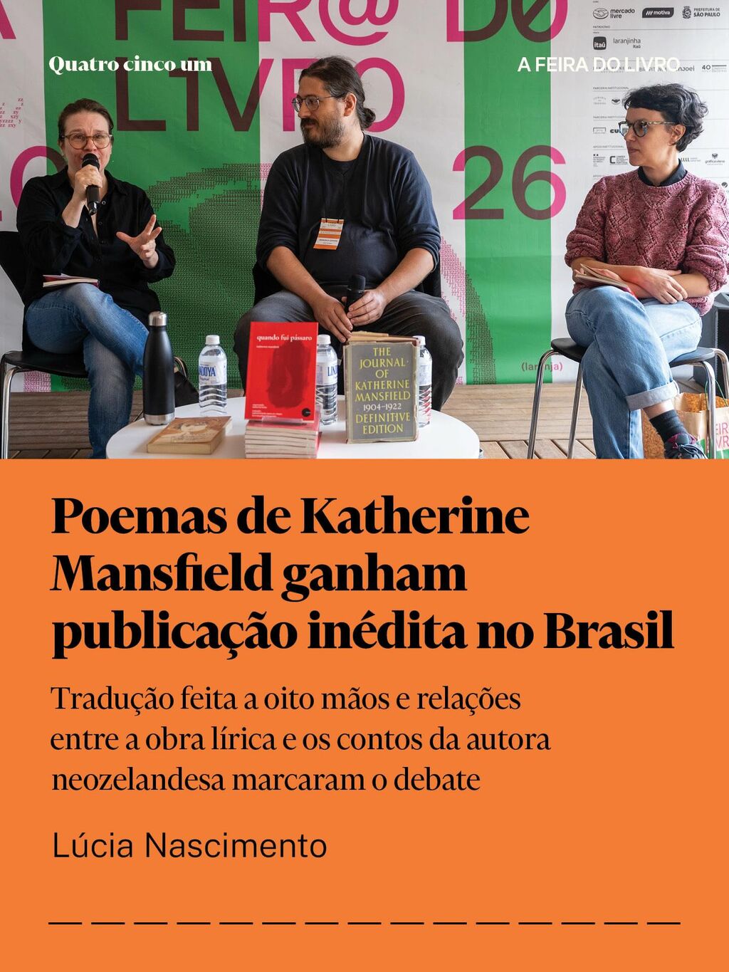 Poemas de Katherine Mansfield ganham publica&ccedil;&atilde;o in&eacute;dita no Brasil