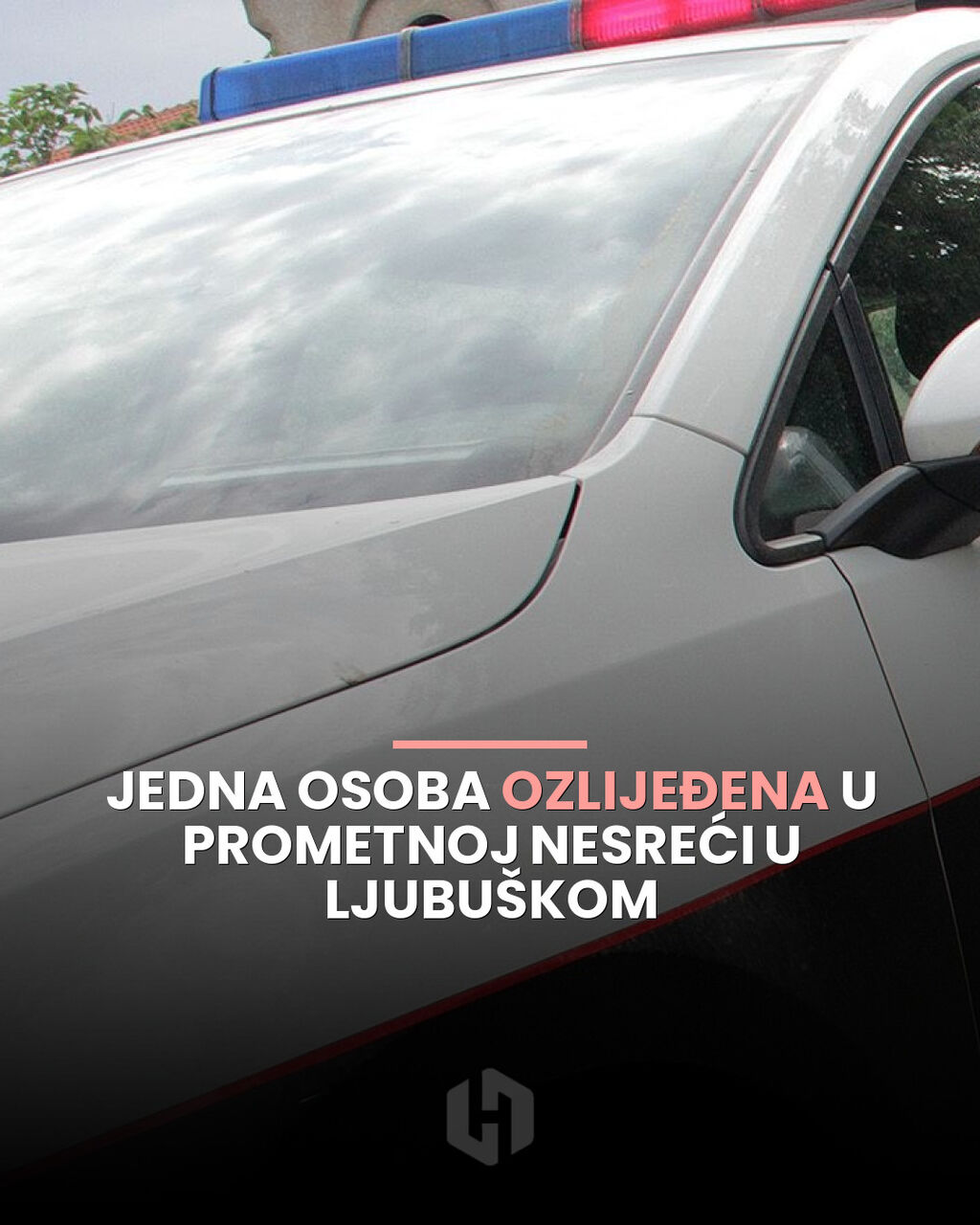 Jedna osoba ozlijeđena u prometnoj nesreći u Ljubu&scaron;kom