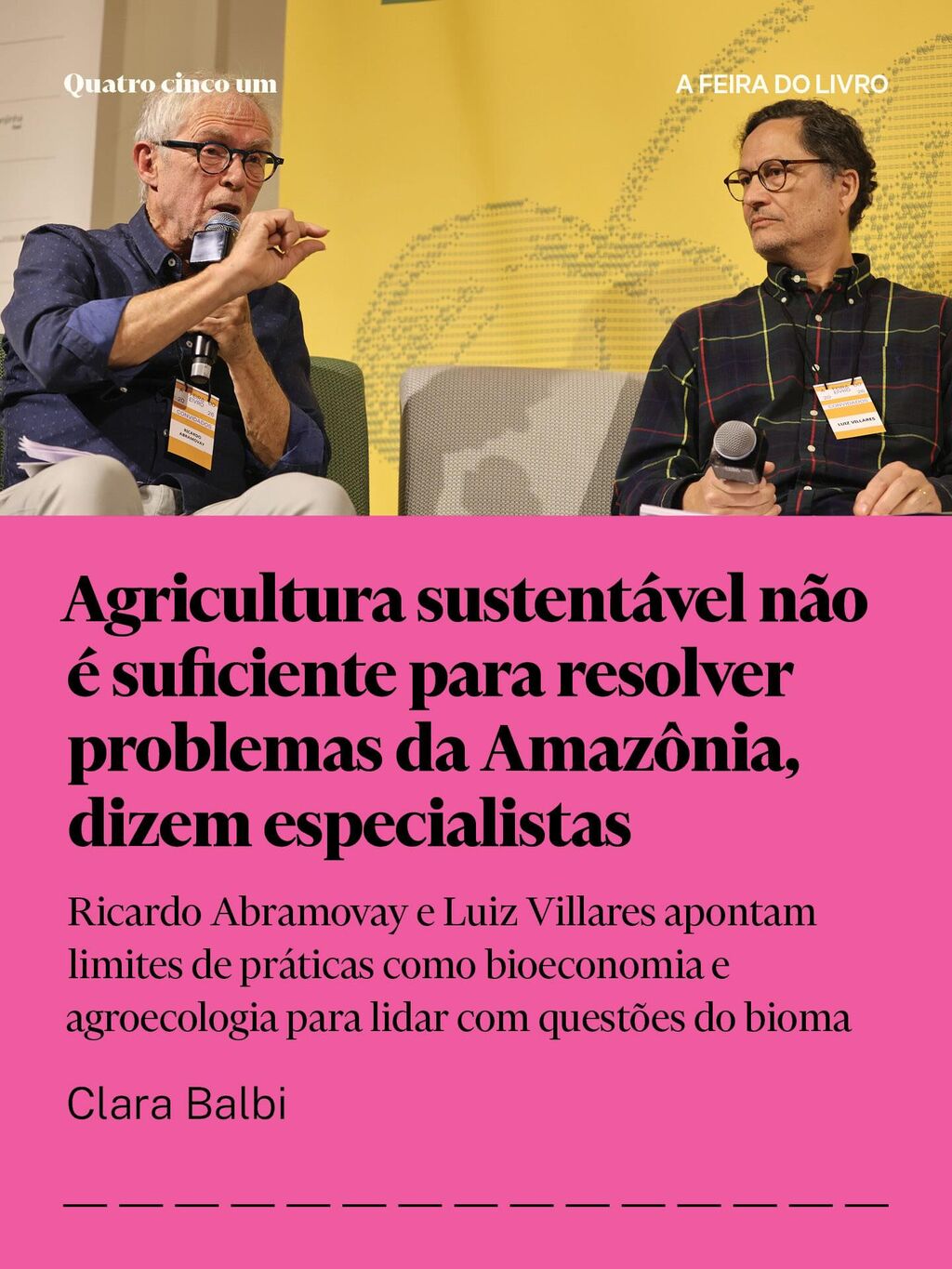 Agricultura sustent&aacute;vel n&atilde;o &eacute; suficiente para resolver problemas da Amaz&ocirc;nia, dizem especialistas