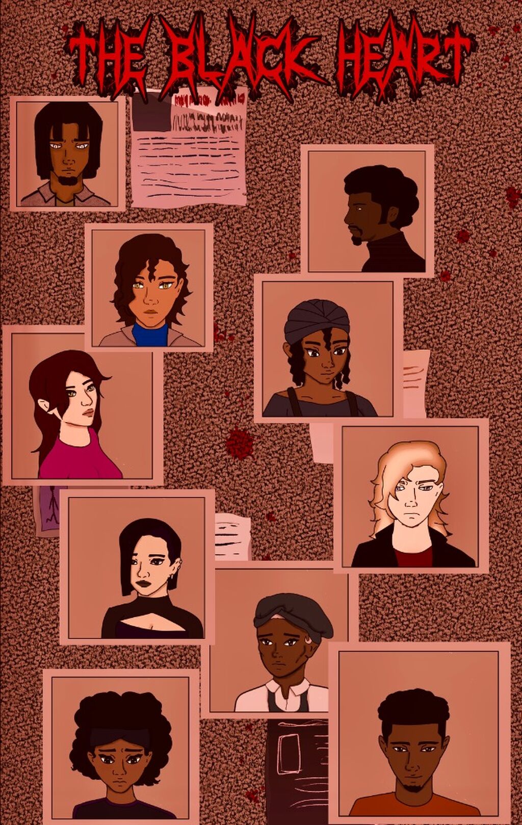 The black heart comic